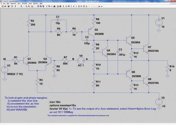 Program EAGLE a simulátor LTspice 6